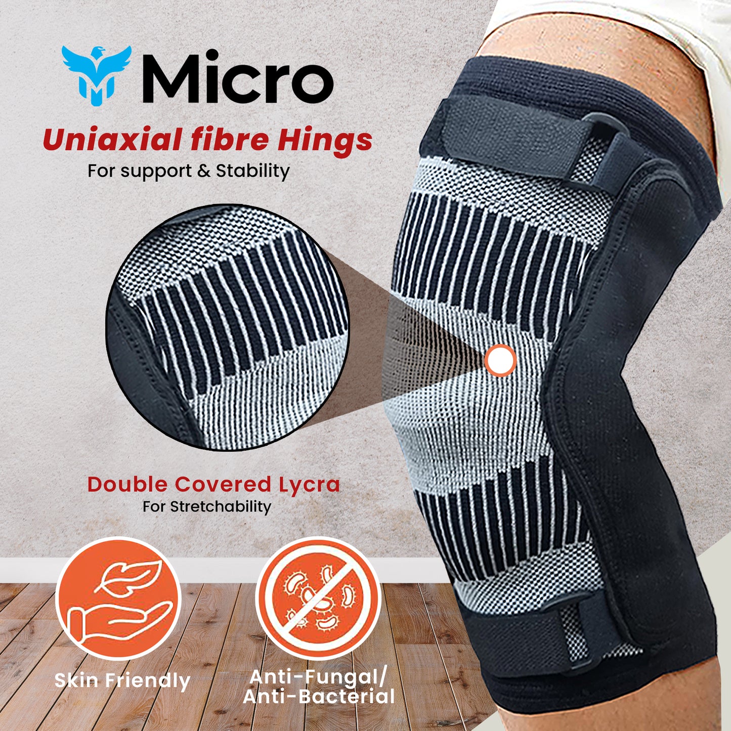 Knee Cap Hinged