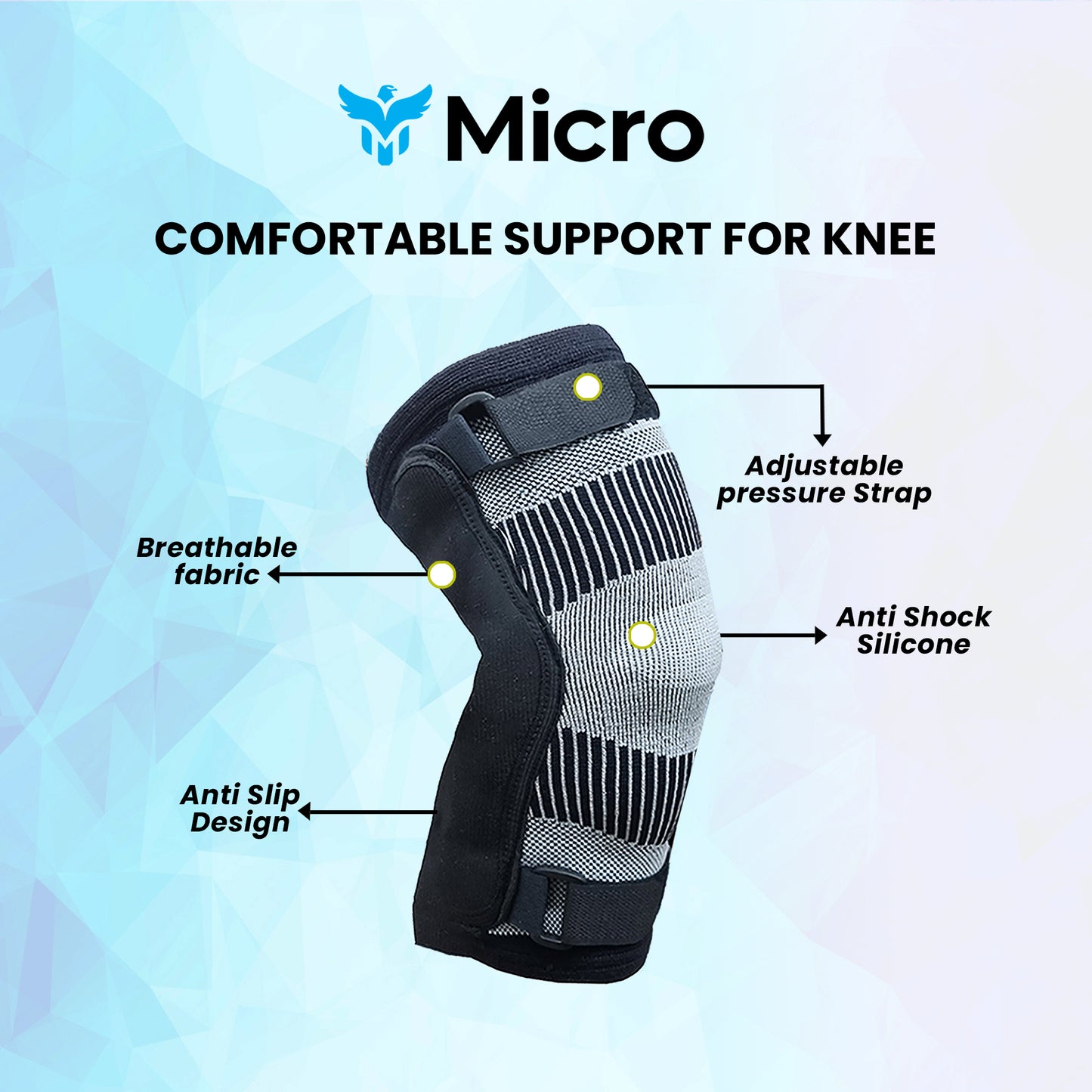Knee Cap Hinged