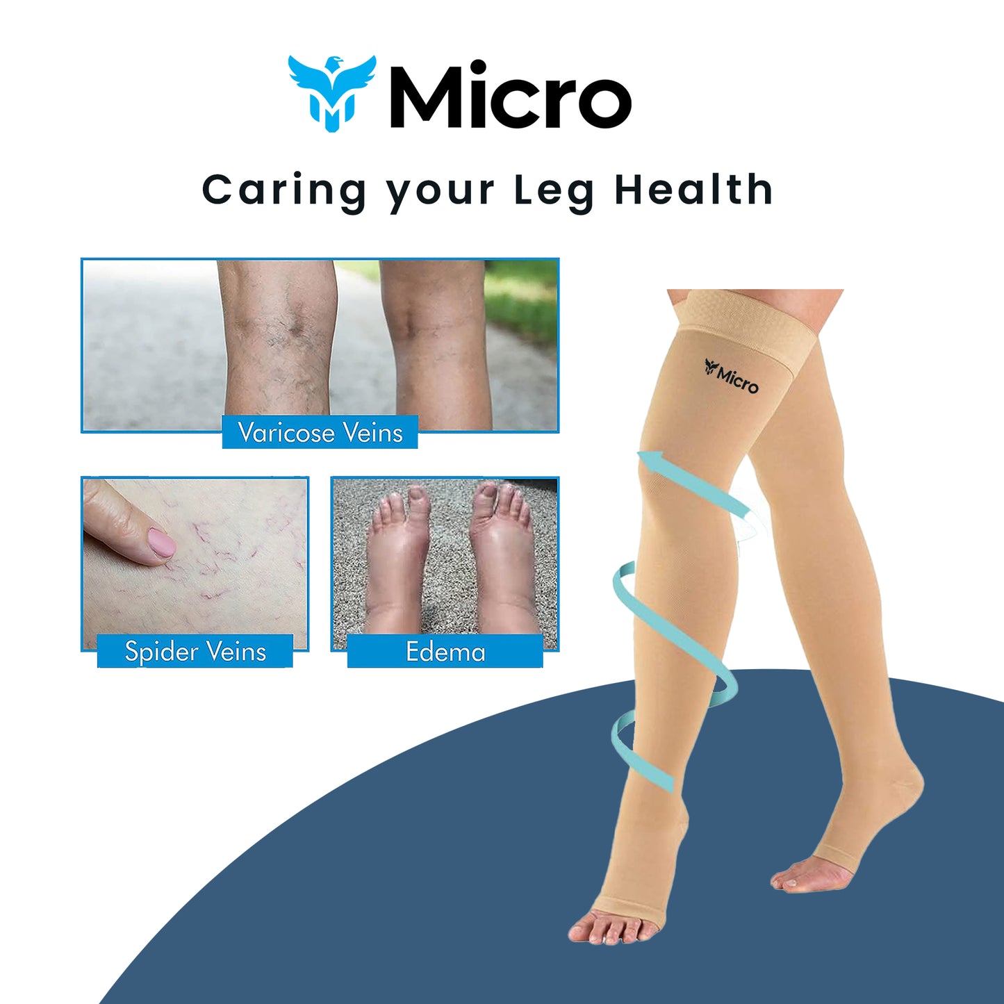 Varicose Vein Stockings (Above Knee)