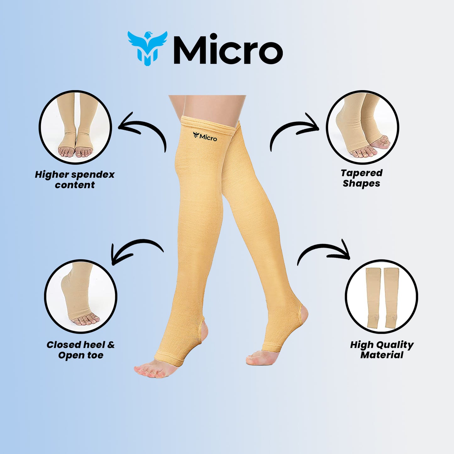 Varicose Vein Stockings (Above Knee)